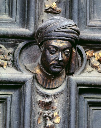 Self Portrait (detail) by Lorenzo Ghiberti